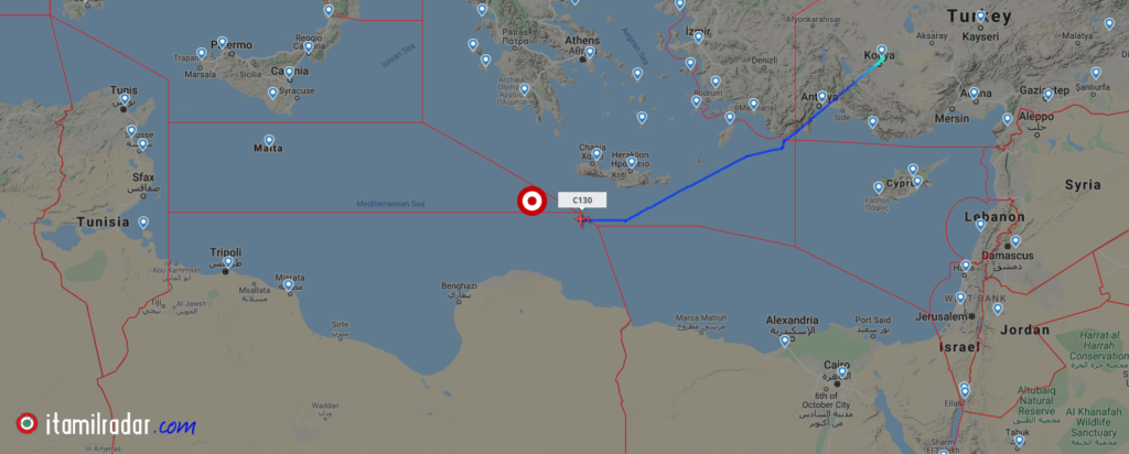 Αεροναυτική άσκηση πραγματοποίησαν οι Τούρκοι νοτίως της Κρήτης, για το “μελλοντικό έλεγχο” της Λιβύης