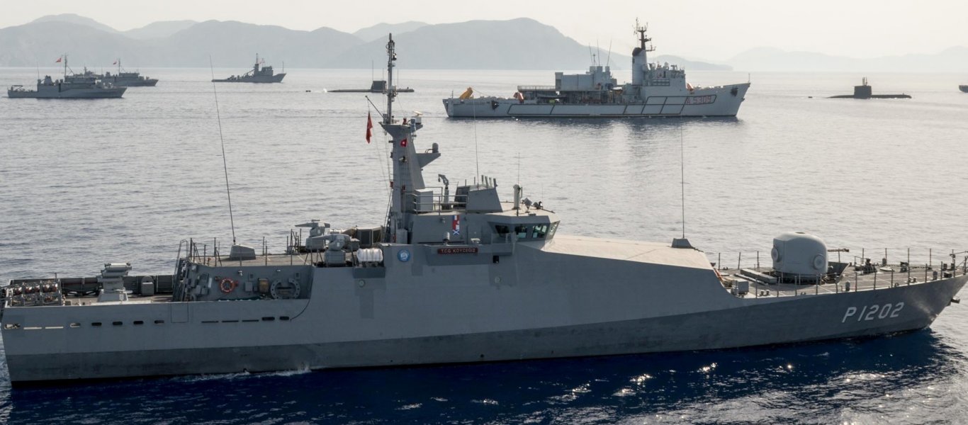 Η Τουρκία συγκεντρώνει ναυτικές δυνάμεις στο Ακσάζ – Σε ετοιμότητα το ελληνικό ΠΝ